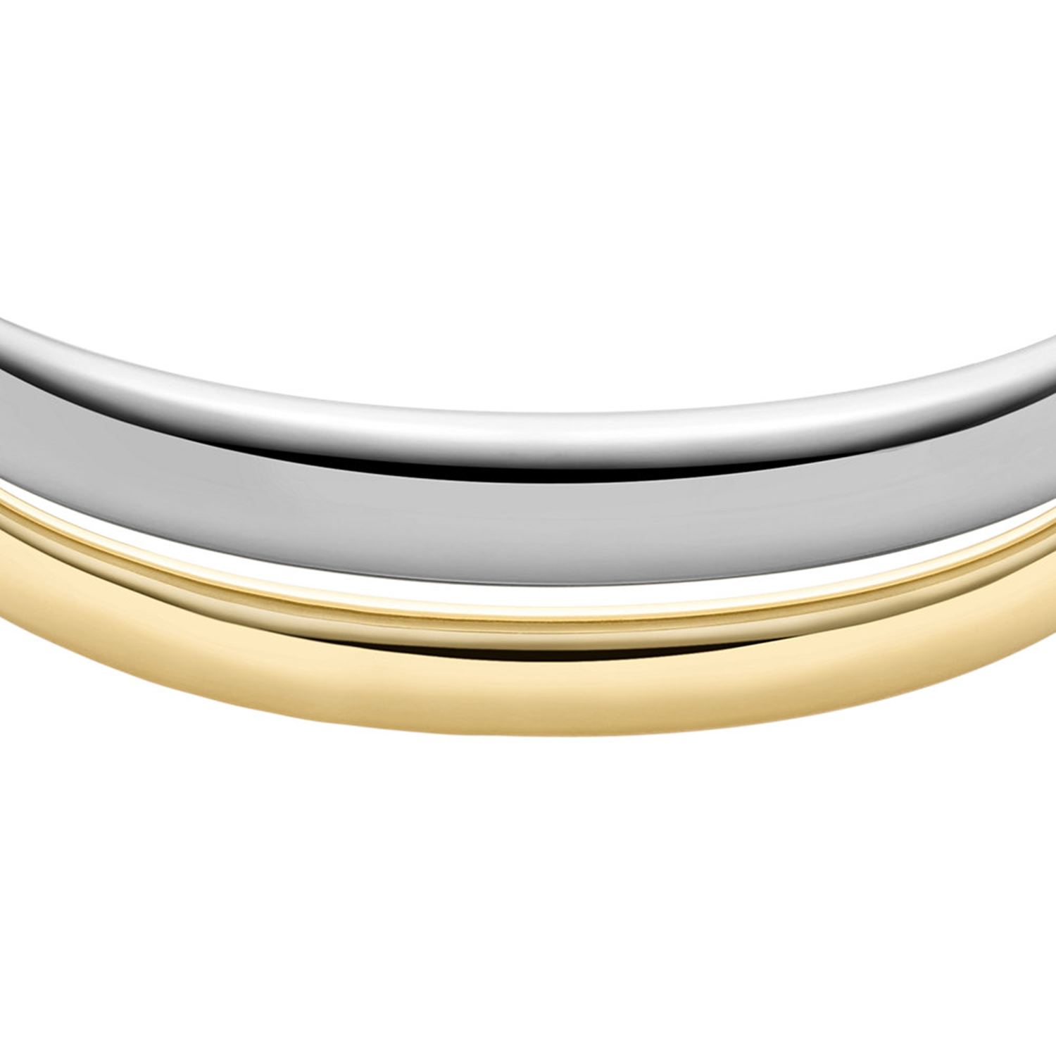 Fossil Ellis Silver and Gold Stainless Steel Bracelet JF04874998