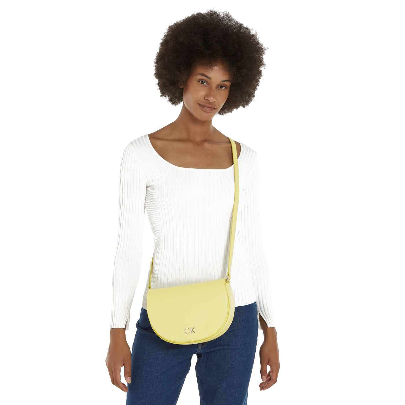 Calvin Klein Daily Yellow Crossbody Bag K60K611679LAF