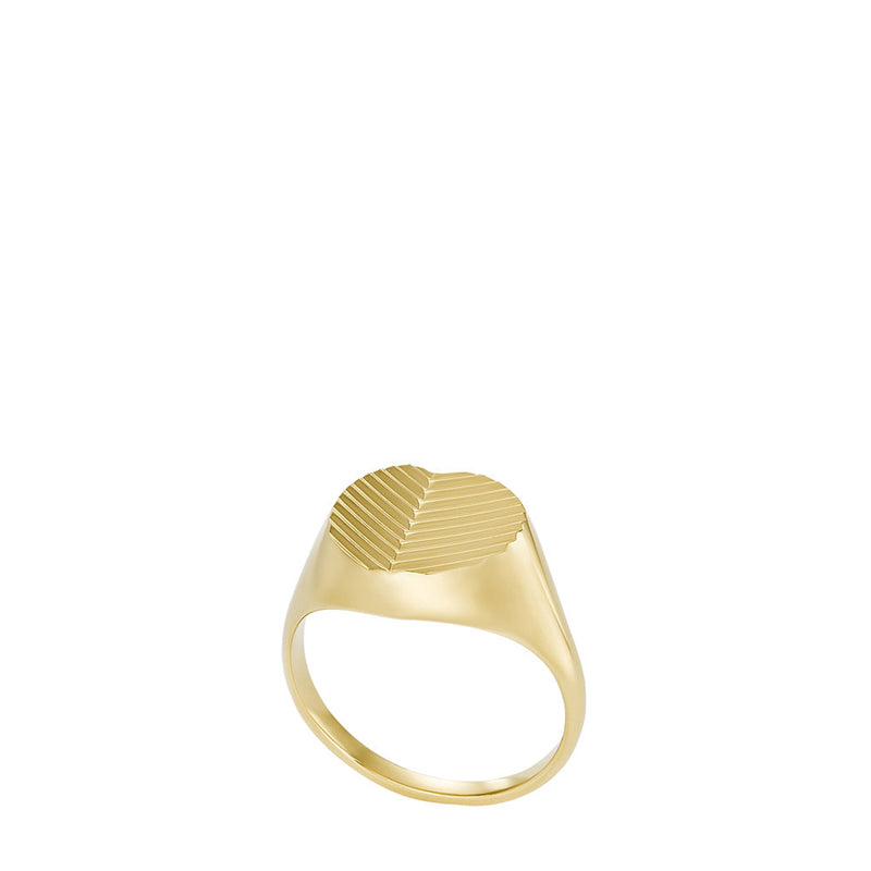 Fossil Harlow Gold-coloured Ring JF04655710-6-zoom-