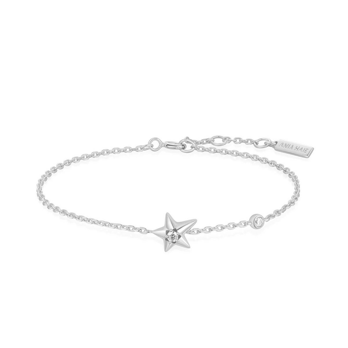 Ania Haie Melodic Poet Silver Sparkling Star Bracelet S AH-B066-04H