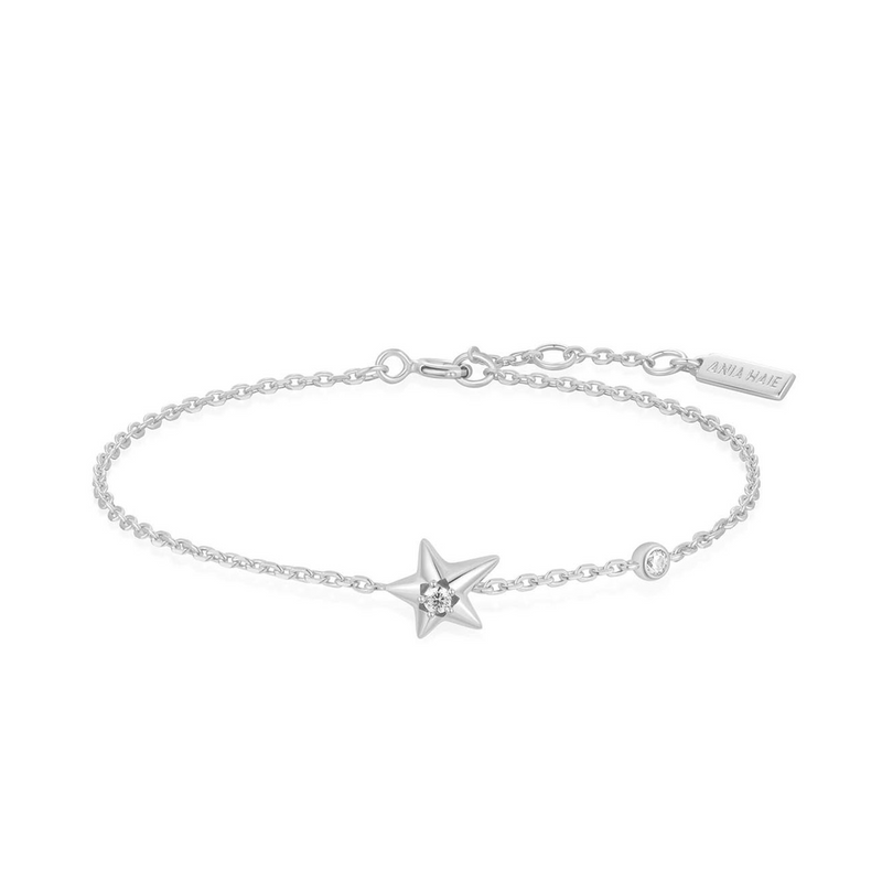 Ania Haie Melodic Poet Silver Sparkling Star Bracelet S AH-B066-04H-zoom-