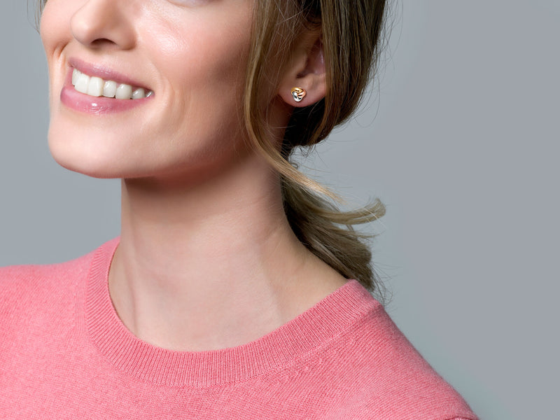 Blush 14 Carat Golden Earrings 7157WYR-zoom-