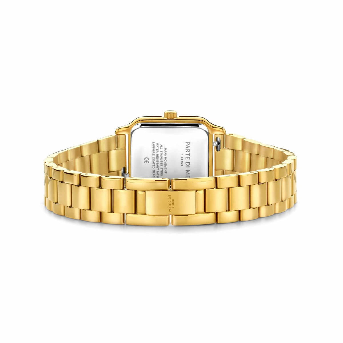 Parte di Me Orologio rectangular ladies watch gold and green PDM09034