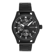 OOZOO Timepieces Zwarte Herenhorloge C11509