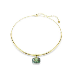 Swarovski Sublima Glam Gold-Tone Choker with Green Accents 5760763