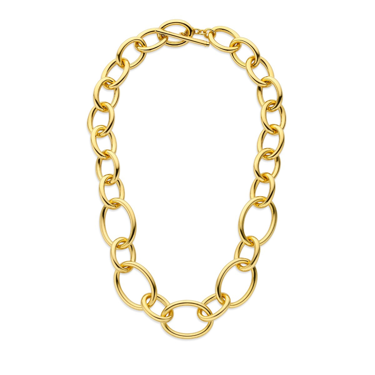 Parte Di Me Bibbiena Poppi Adriane 925 Sterling Silver Gold Plated Link Necklace PDM34100