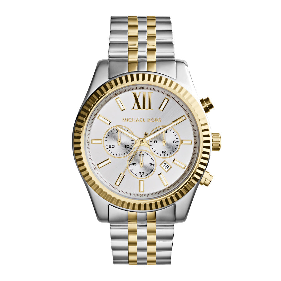 Michael Kors Lexington Silver Watch MK8344