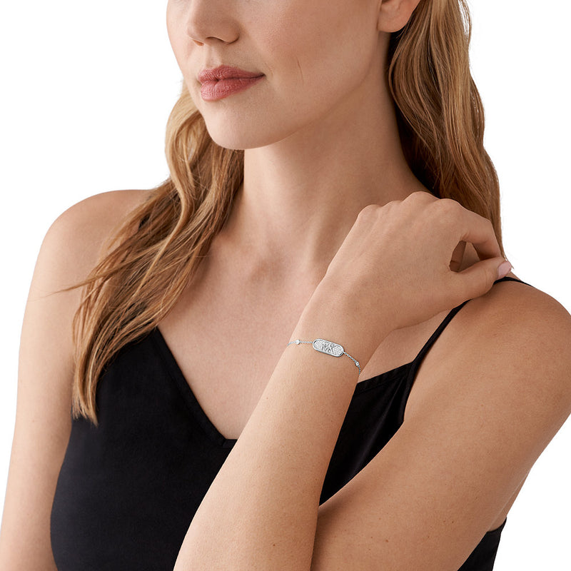 Michael Kors Premium Zilverkleurige Armband MKC1730CZ040-zoom-