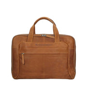 The Chesterfield Brand Ryan Brown Leather Laptop Bag C40.101531