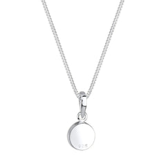 Elli 925 Sterling Silver Necklace with Moonstone 2004-BF-0008193-001