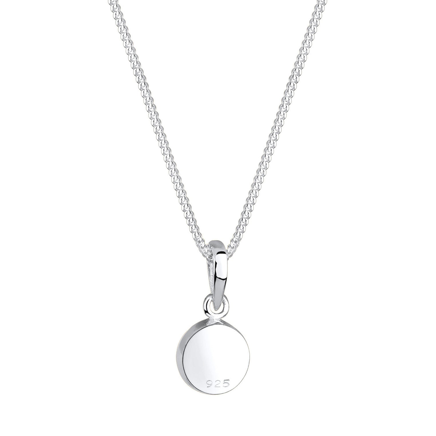 Elli 925 Sterling Silver Necklace with Moonstone 2004-BF-0008193-001