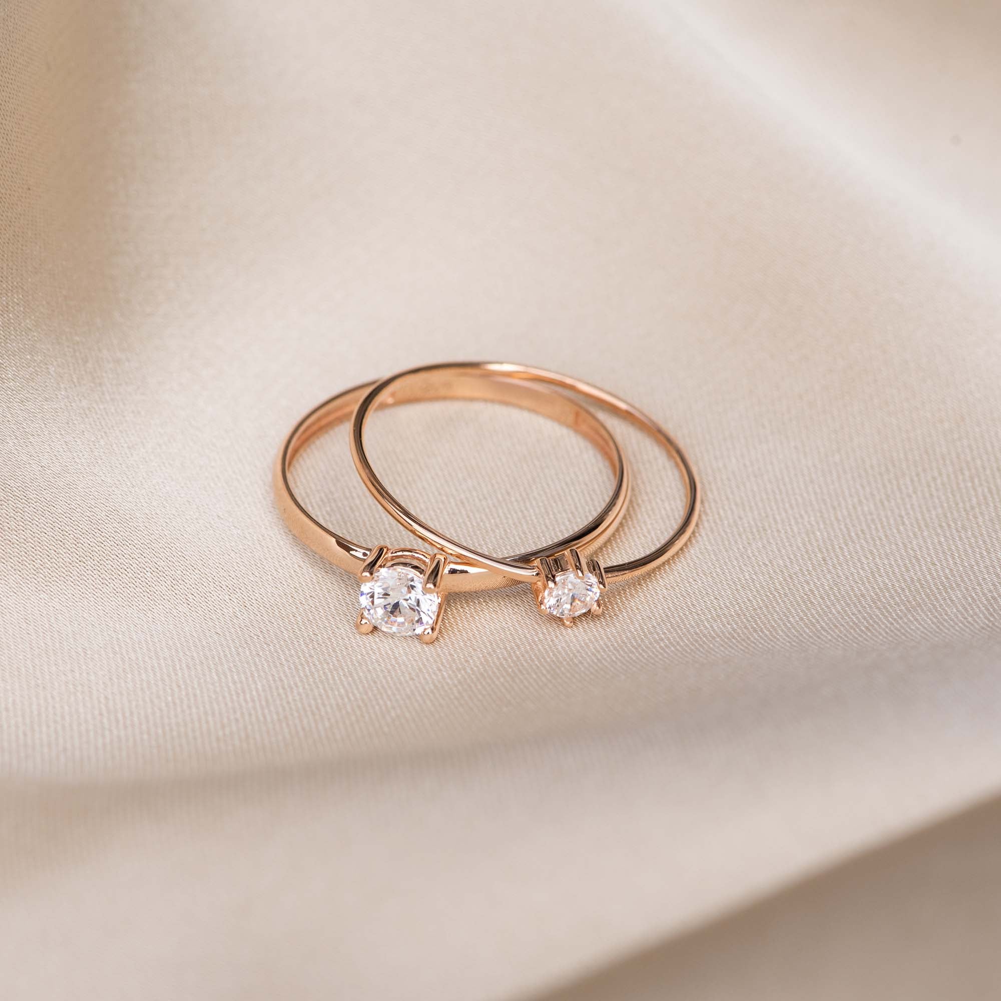 Isabel Bernard La Concorde Soleil 14 Carat RoseGold Ring IB330074-50 (size: 50)
