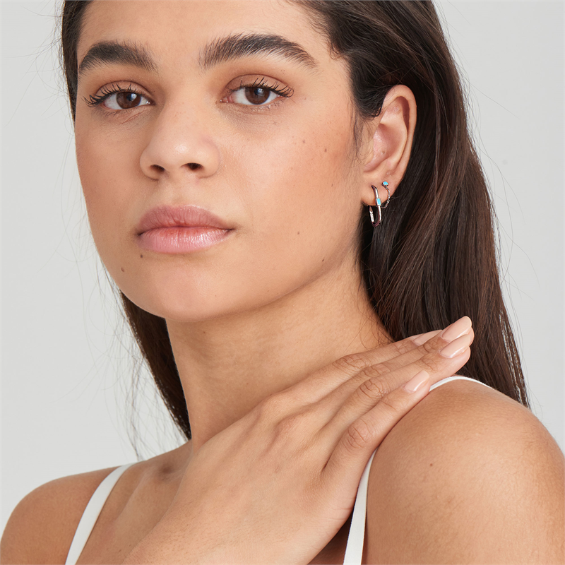 Ania Haie Into The Blue Zilverkleurige Oorbellen 2002-AH-E033-05H-zoom-