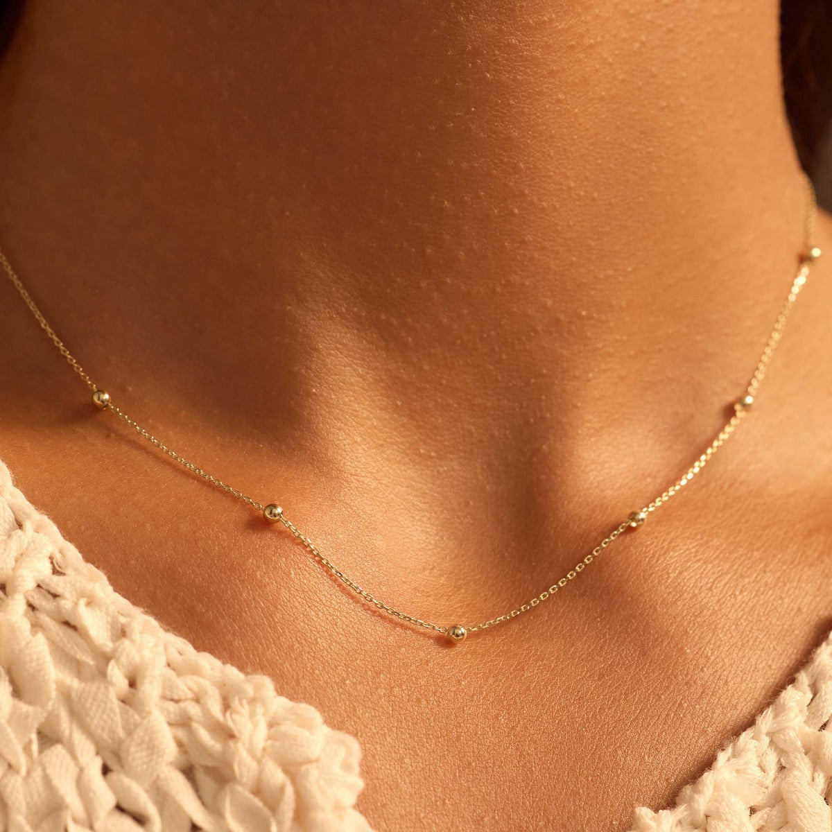 Beloro Jewels Della Spiga Dani 9 Karat Gold Necklace BO340041