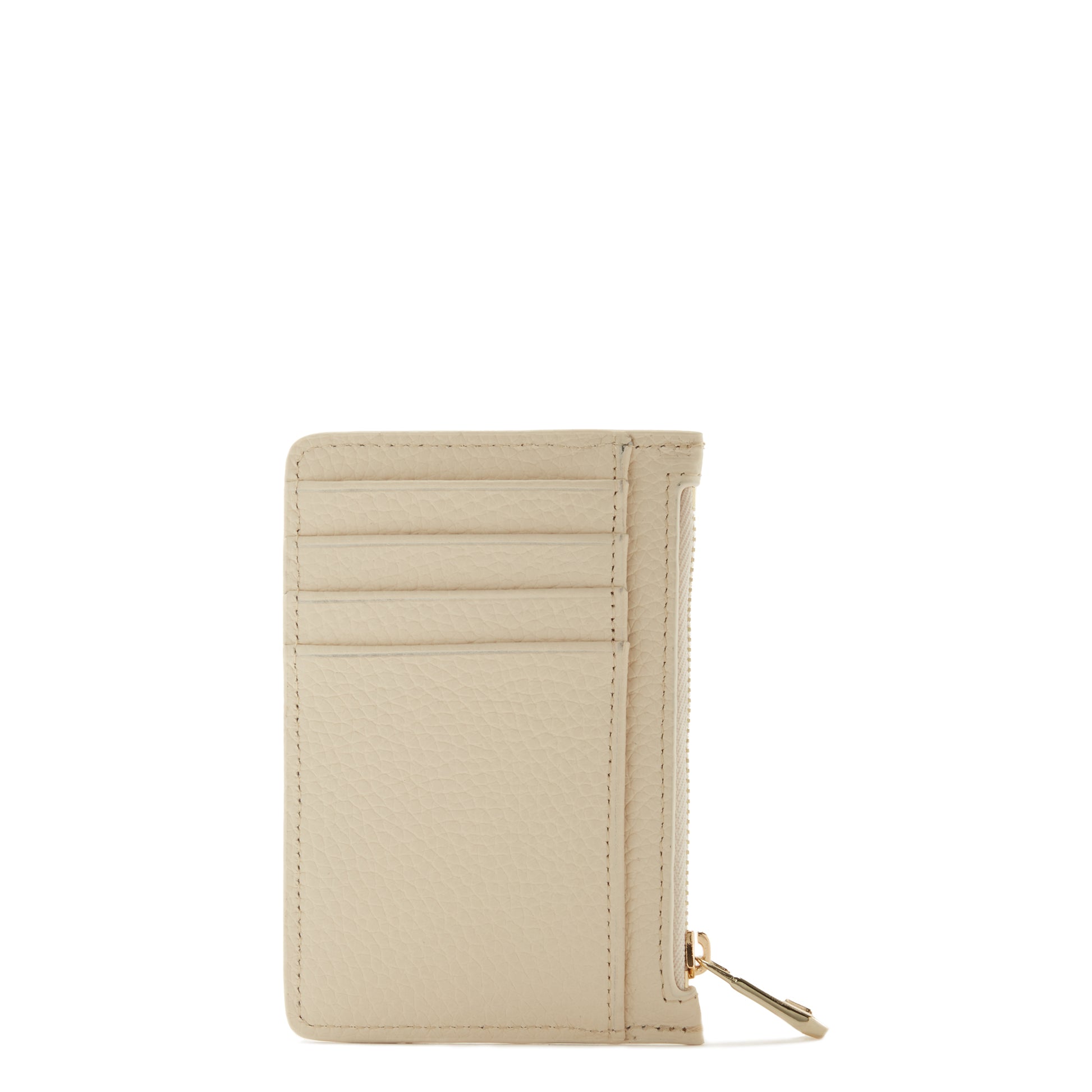 Isabel Bernard Honoré Aveline crème Leather Card Holder made of Calfskin IB27021