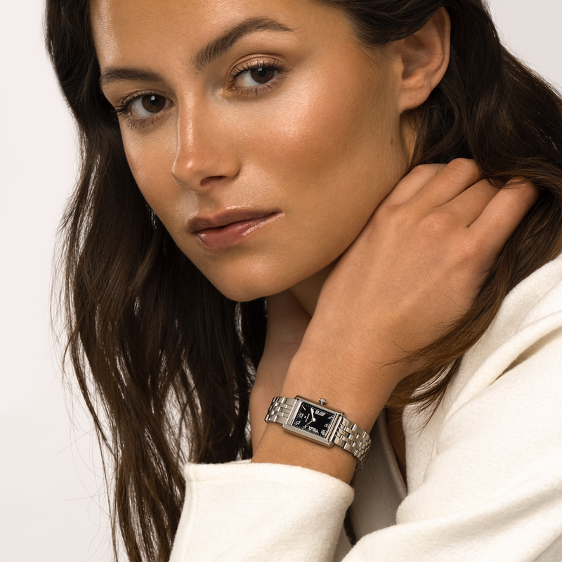 Mockberg Timeless Silver Noir Watch MO244-zoom-