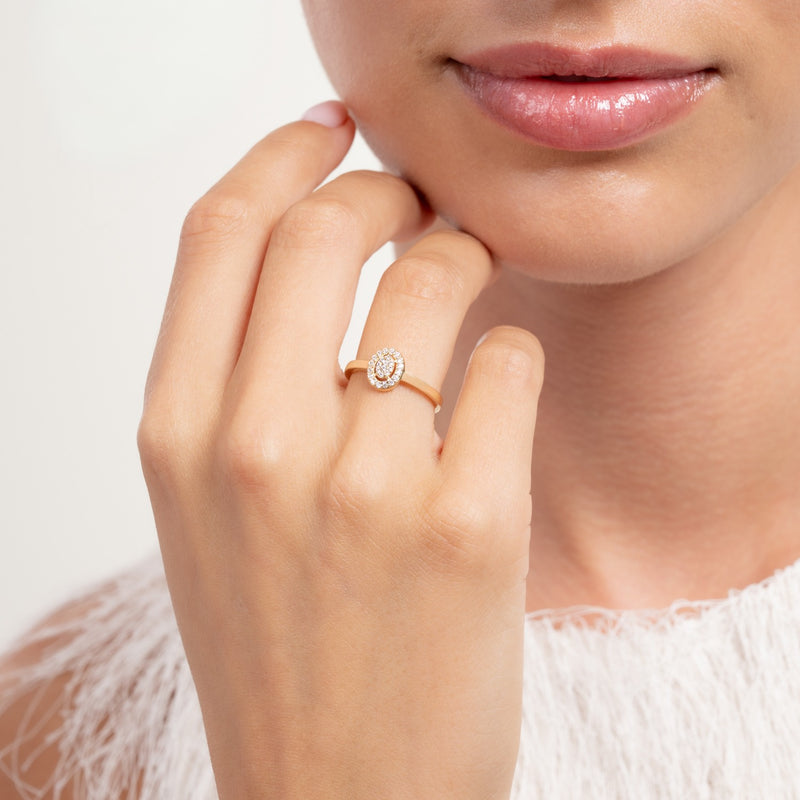 Isabel Bernard Le Marais Anne 14 Karaat Gouden Ring Met Zirkonia Steen IB330115-48-zoom-