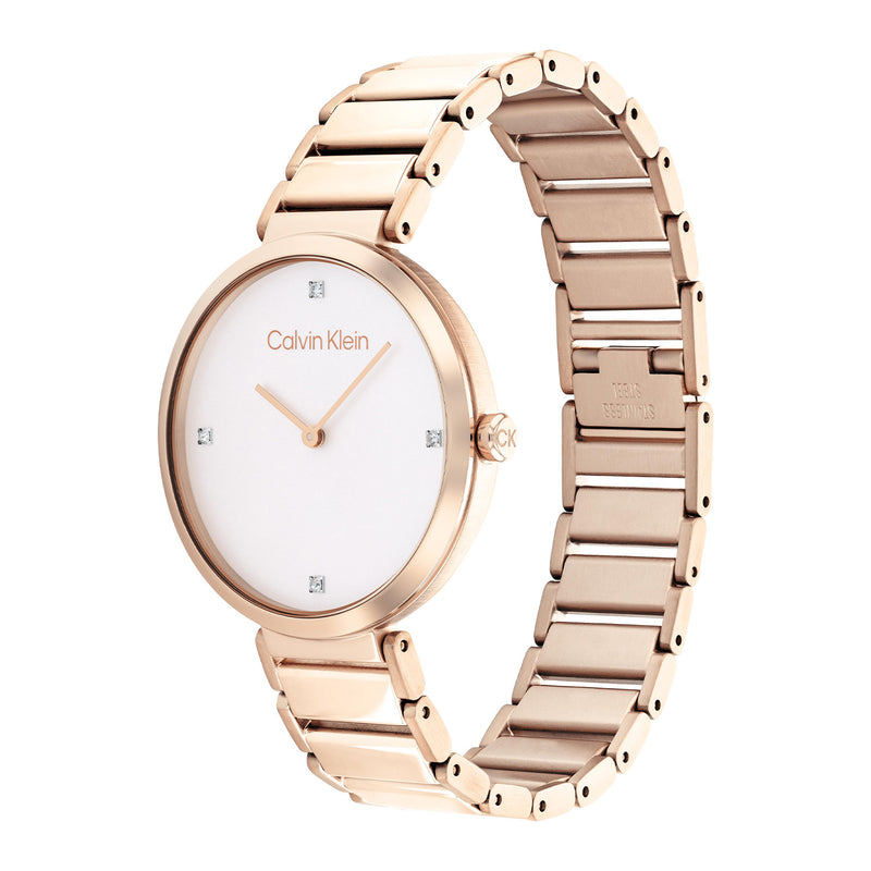 Calvin Klein Minimalistic T-bar Grijs Dames Horloge 2002-CK25200135-zoom-