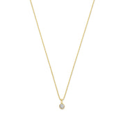 Isabel Bernard De La Paix Inaya 14 Karaat Gouden Collier | Diamant 0.03 ct | IBD350019