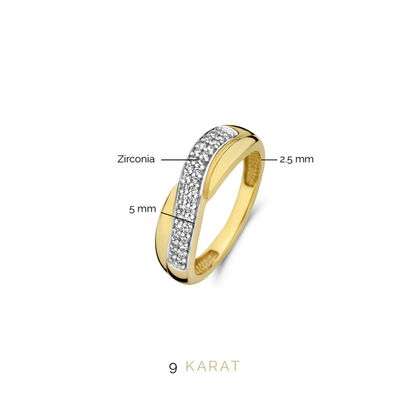 Beloro Jewels Monte Napoleone Stella 9 Karaat Ring BO330020-56-zoom-