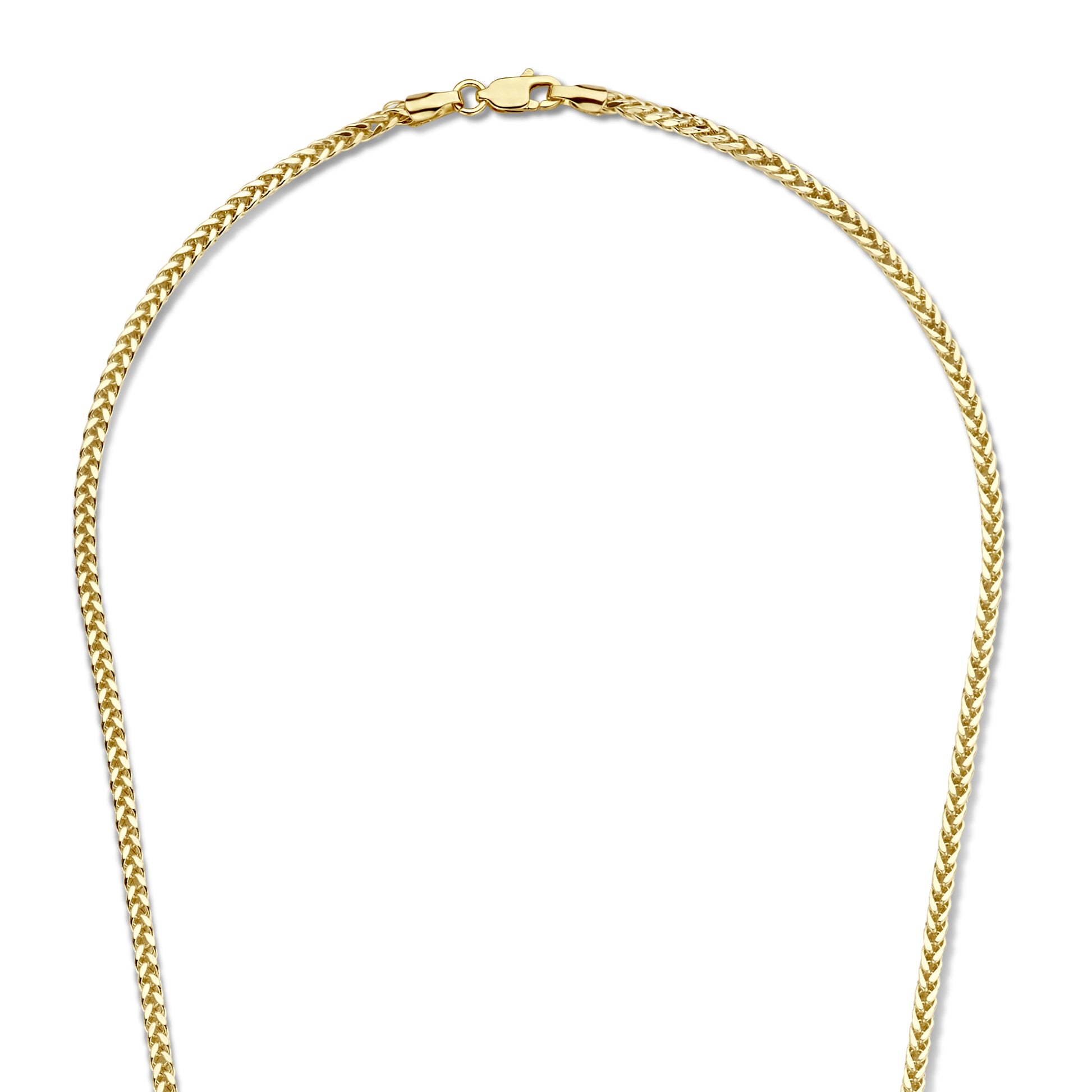 Isabel Bernard Aidee Sharla 14 Carat Golden Schakel Necklace IB340148