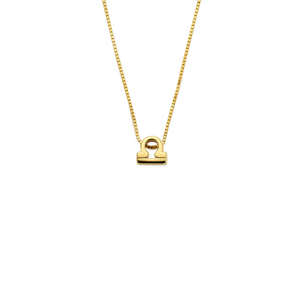 Isabel Bernard Étoiles d’Or Libra 14 Carat Gold Venetian Necklace With Horoscope IB340184