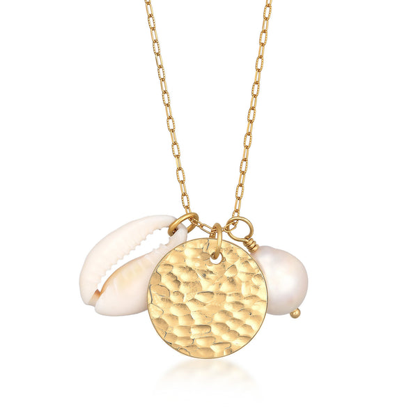 Elli 925 Sterling Silver Pearl Necklace with Pearl 2004-BF-0007895-001