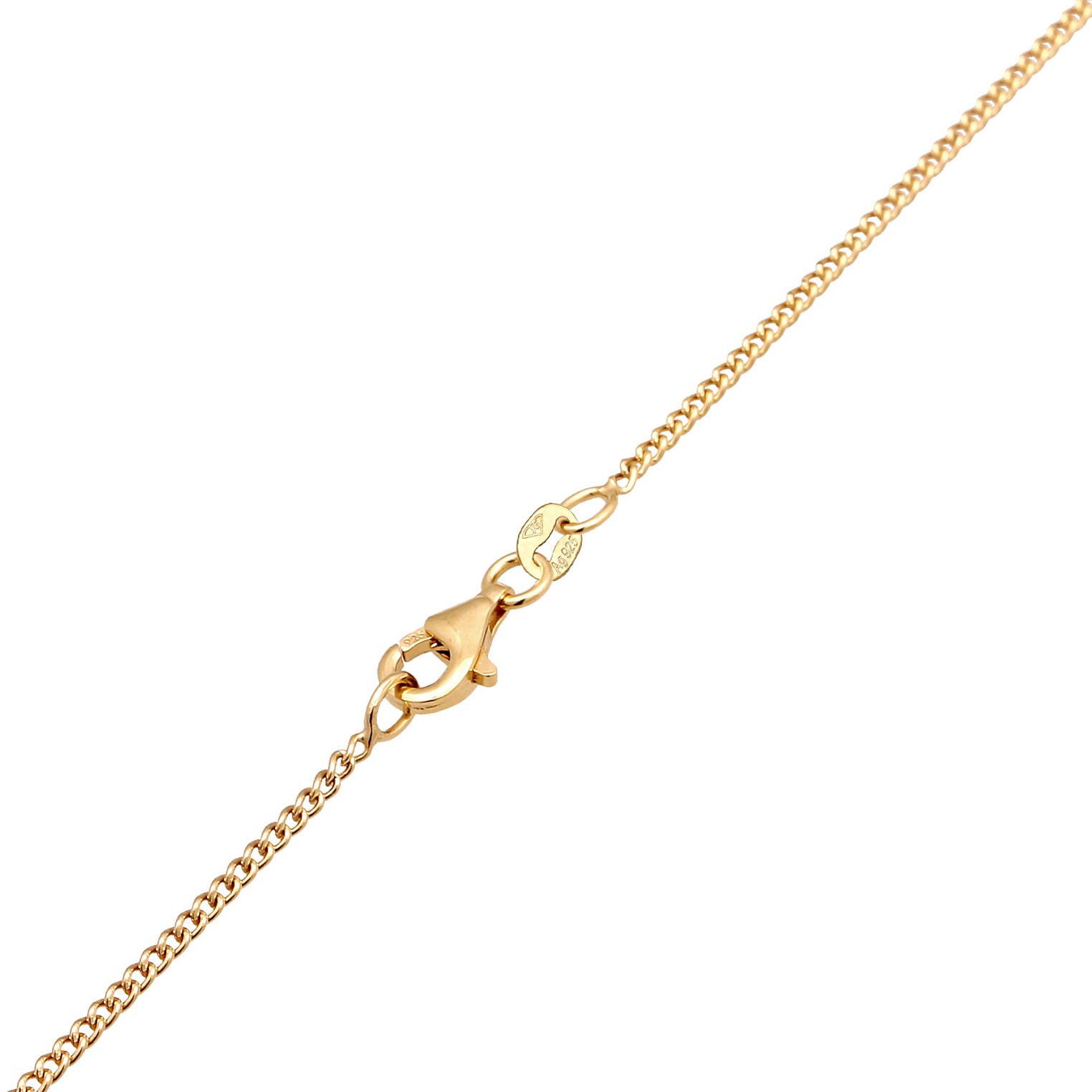 Elli 925 Sterling Silver Necklace Gold plated 2004-BF-0008260-001