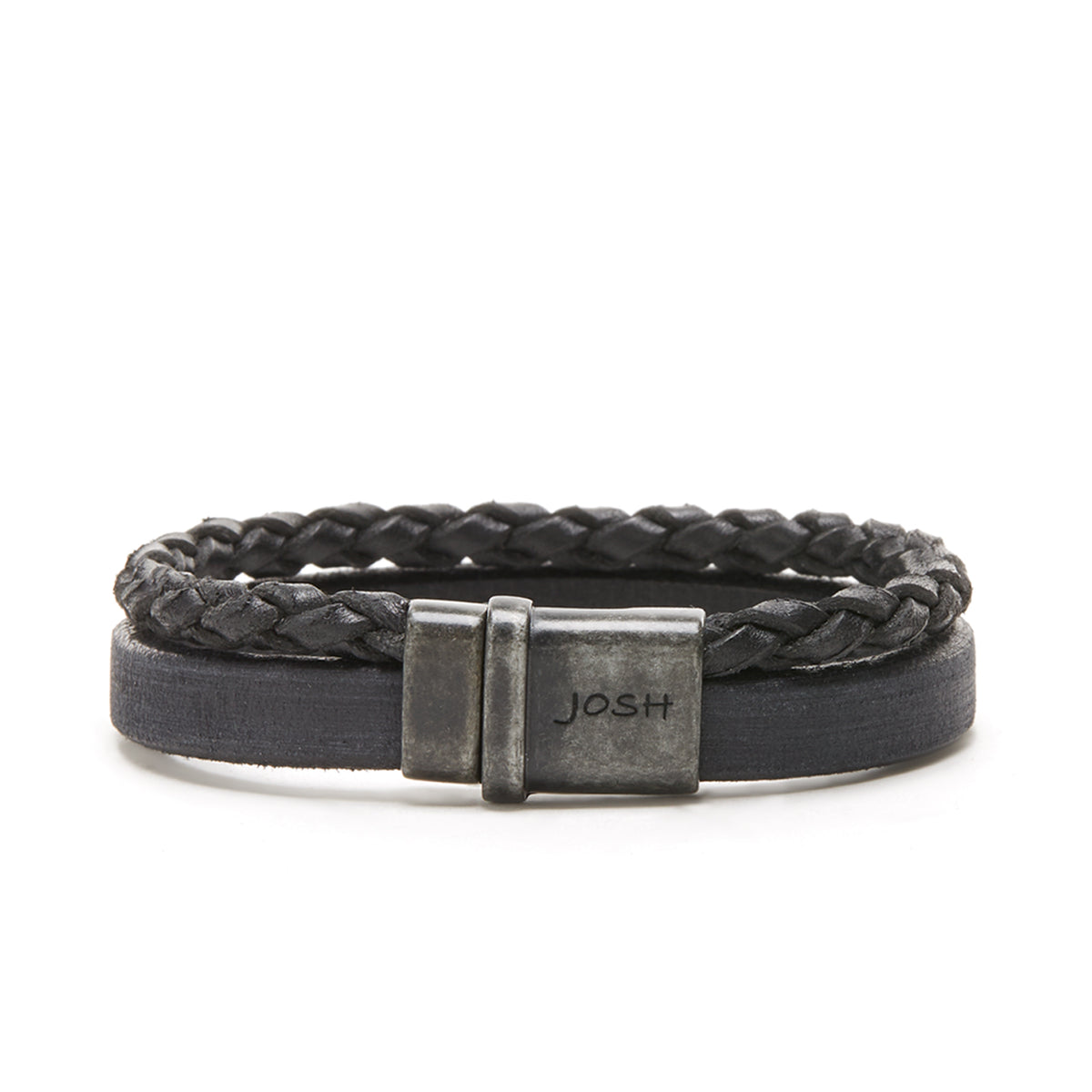 Josh Vintage Black Bracelet 09264-BRA-VB/BLACK/L