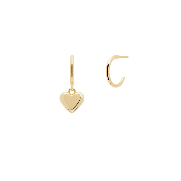 P D Paola Engrave Me 925 Sterling Silver Gold-coloured L'Absolu Earrings Gold Plated AR01-364-U