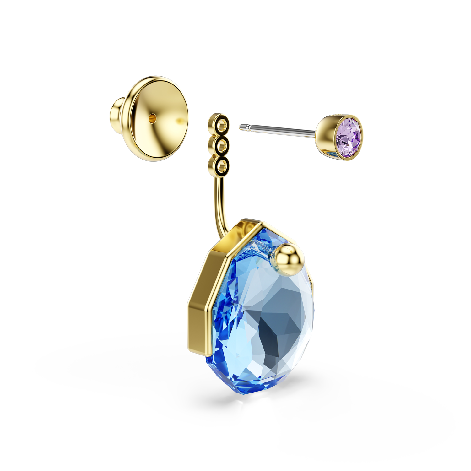 Swarovski Gema Gold Plated Earrings 5737449