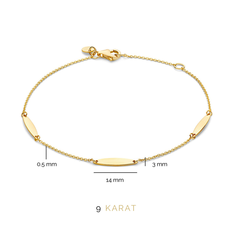 Beloro Jewels La Rinascente Donetta 9 Karaat Armband BO320030-zoom-