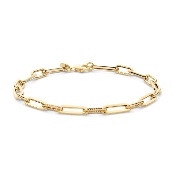 Armband Koordmotief Schakels 14k goud