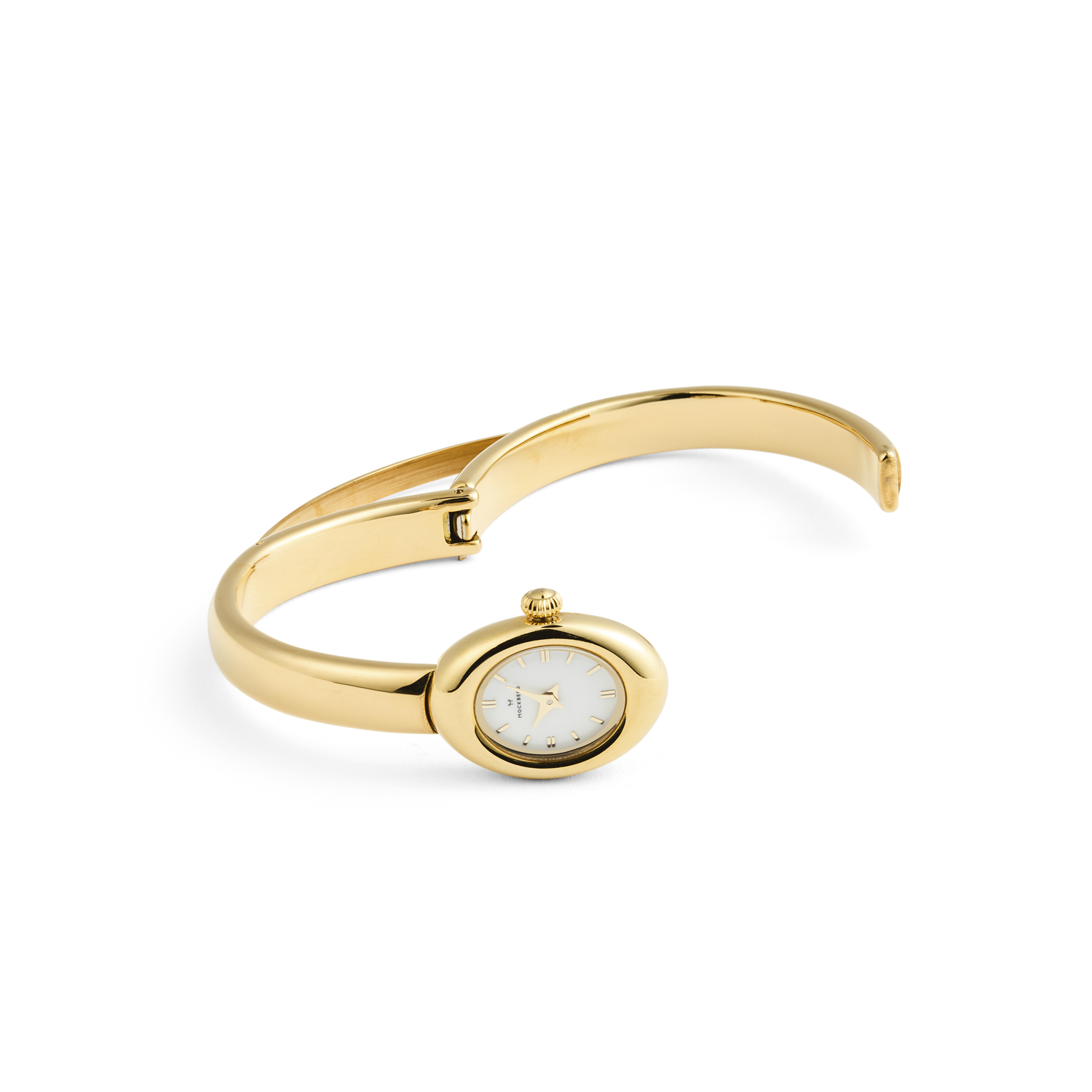 Mockberg Belle Oval Petite Gold Large Bangle Women's Watch MB1771