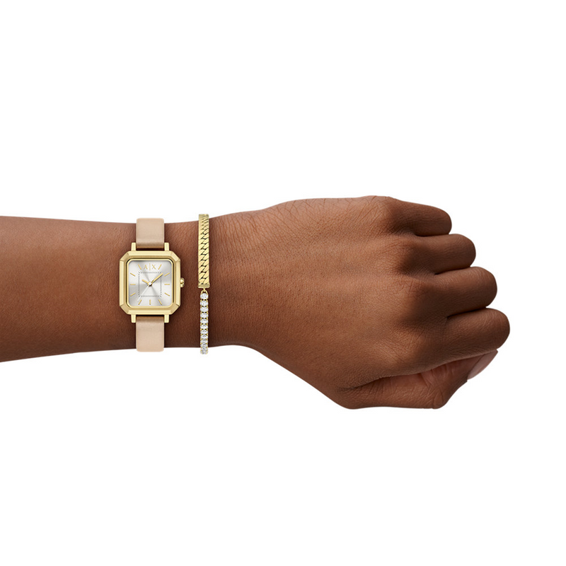 Armani Exchange Gold Women's Watch AX7172SET-zoom-