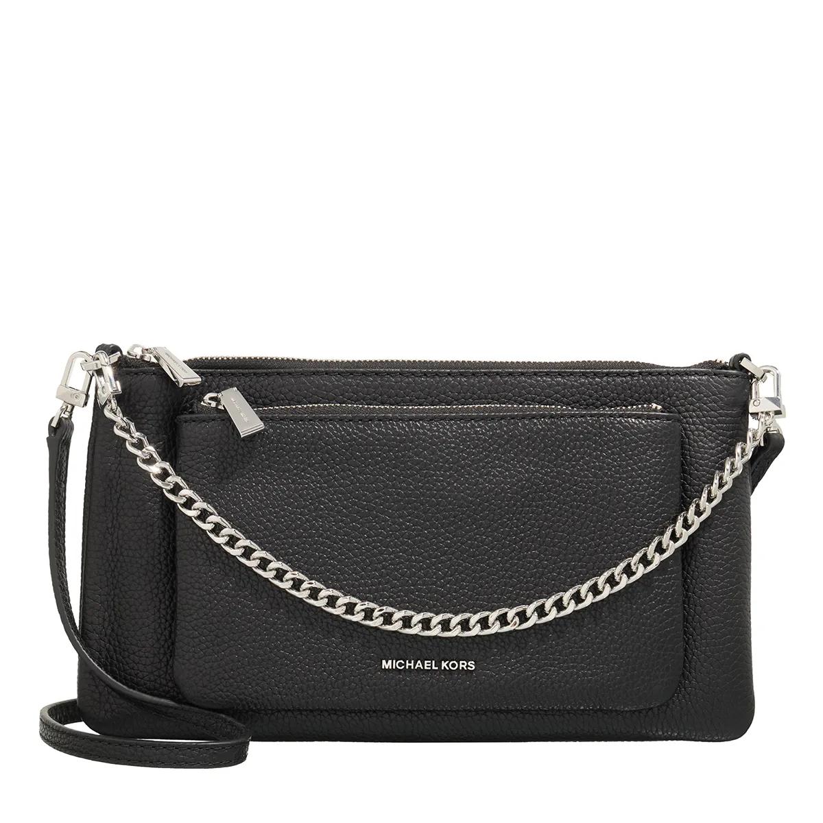 Michael Kors Pckt Black Leather Crossbody bag 2001-A0629563