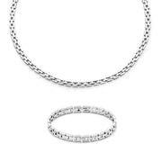 Parte Di Me Sorprendimi 925 Sterling Zilveren Ketting en Armband Giftset PDM90077