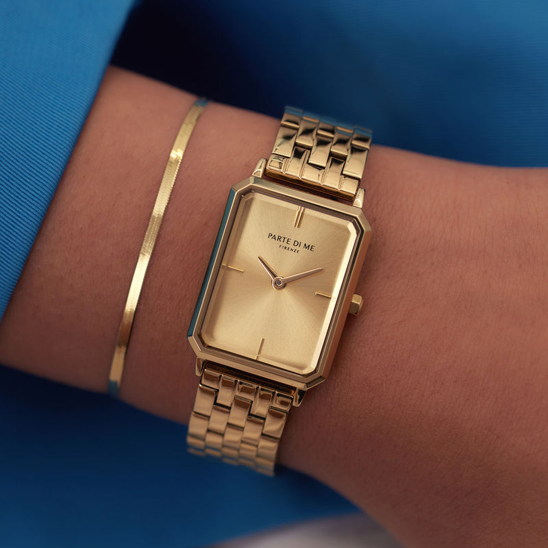 Parte Di Me Orologio Rechthoekig Dameshorloge Goudkleurig PDM09000-zoom-