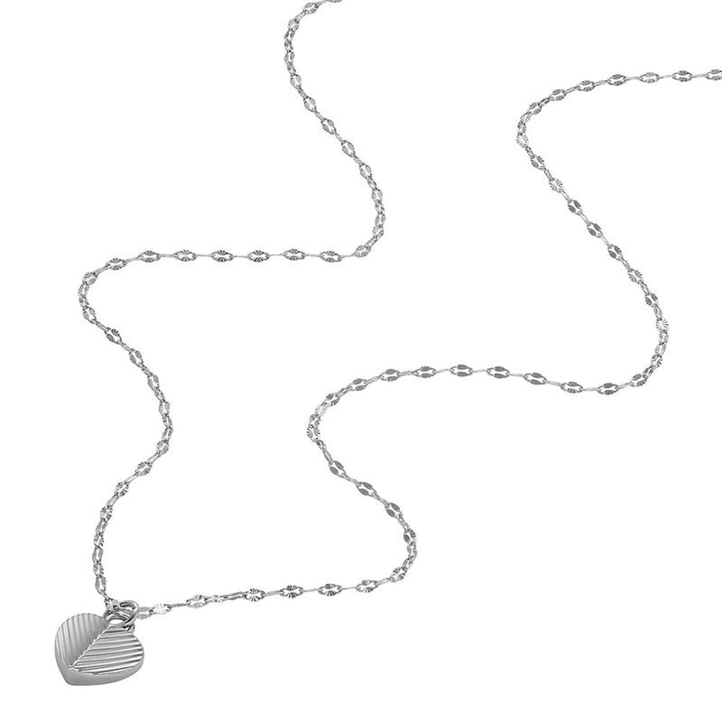 Fossil Harlow Silver-coloured Necklace and Ear Studs Giftset JF04669SET-zoom-
