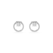 Swarovski Constella Silver Coloured Ear Studs 5692262