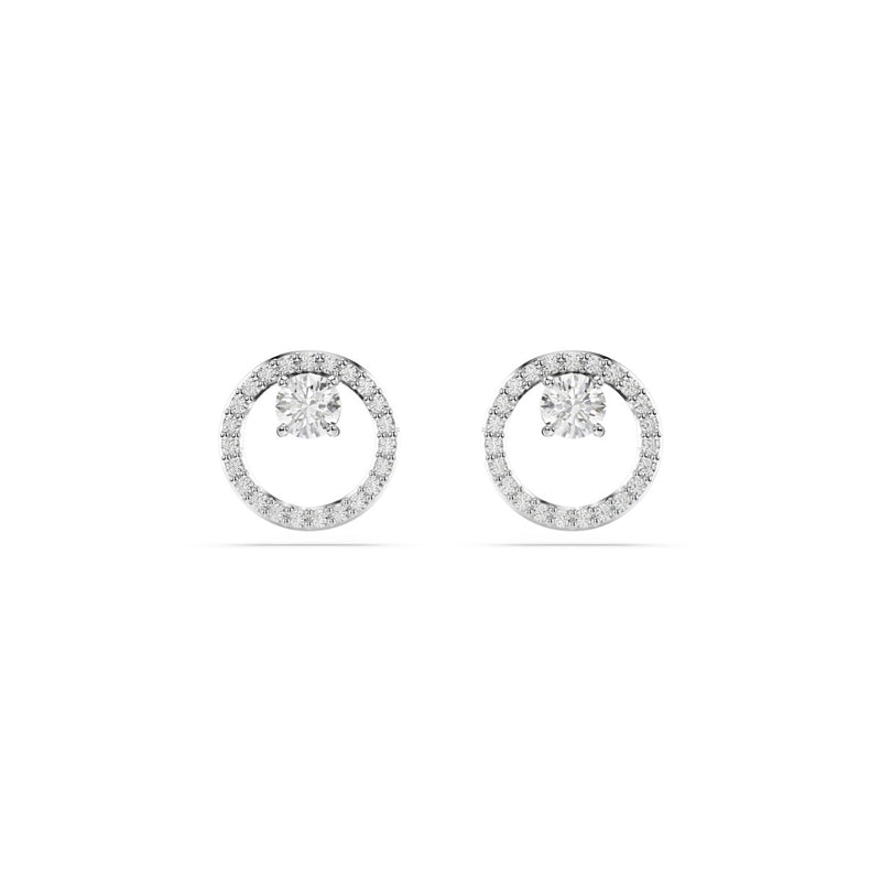 Swarovski Constella Silver Coloured Ear Studs 5692262-zoom-