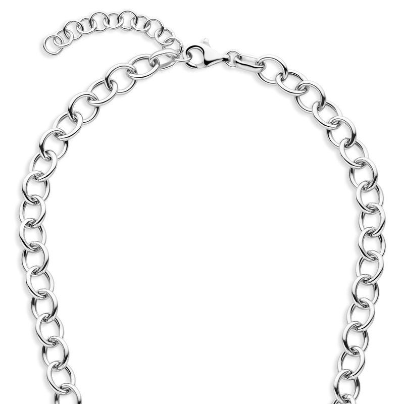 Parte Di Me Bibbiena Poppi Acadia 925 Sterling Silver Link Necklace PDM34109-zoom-