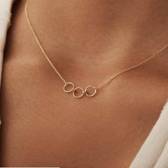 Isabel Bernard 14 Carat Golden Belleville Anna Necklace IB340047 (Length 40.00-45.00 cm)
