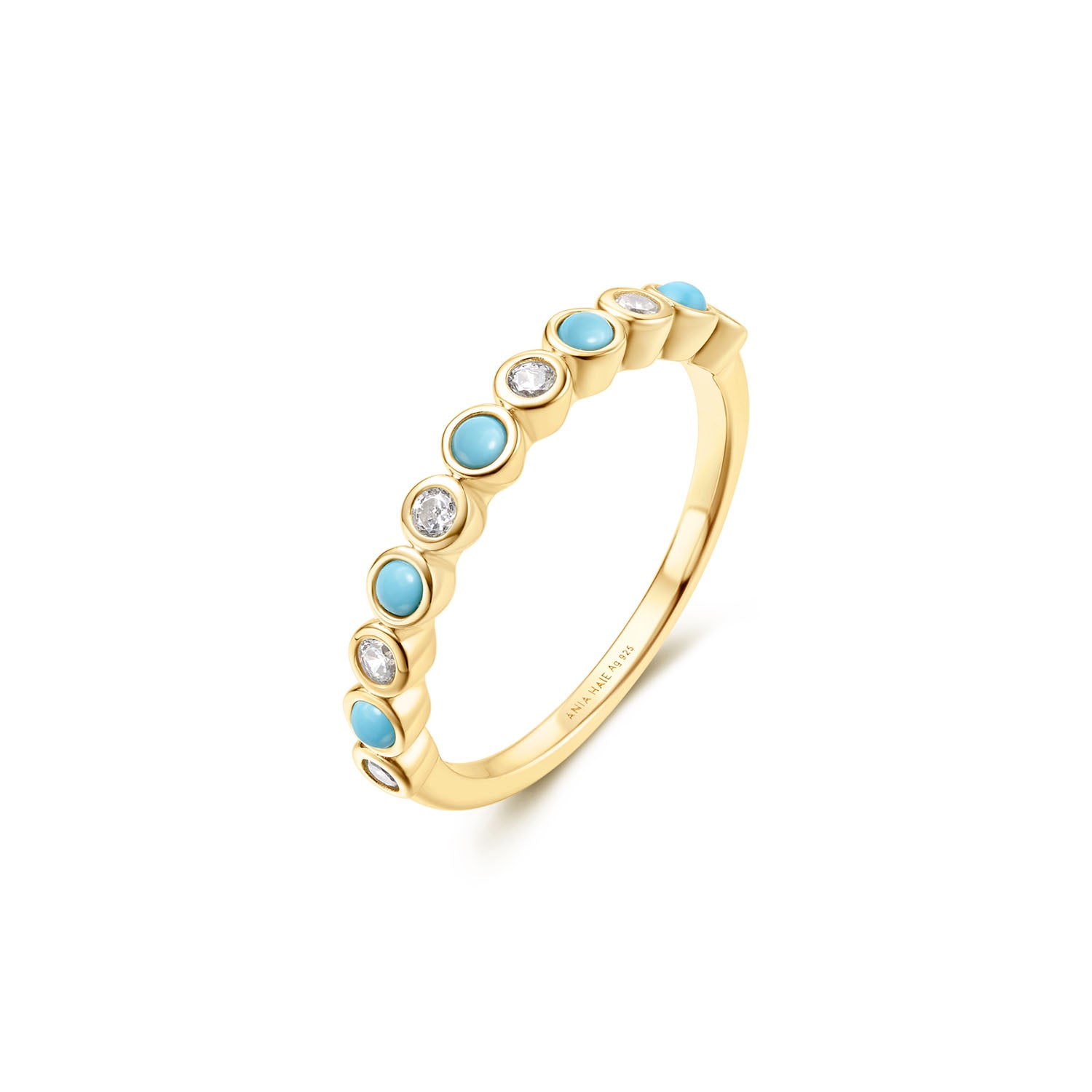 Ania Haie Chill Voyager 925 Sterling Silver Ring AH-R063-01G-56