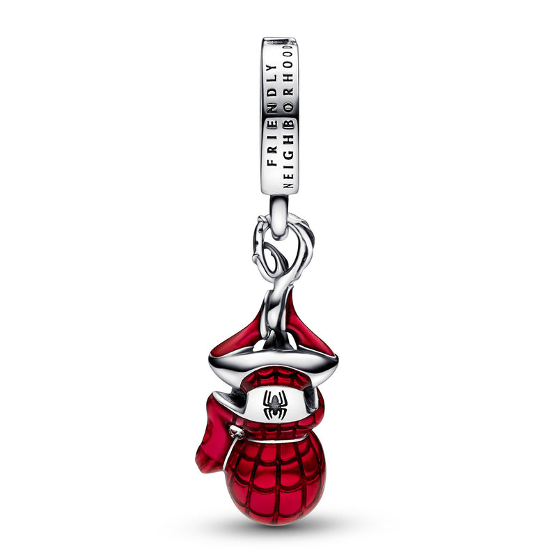 Pandora Marvel 925 Sterling Silver Marvel Spider-Man Hangende Bedel 792323C01-zoom-