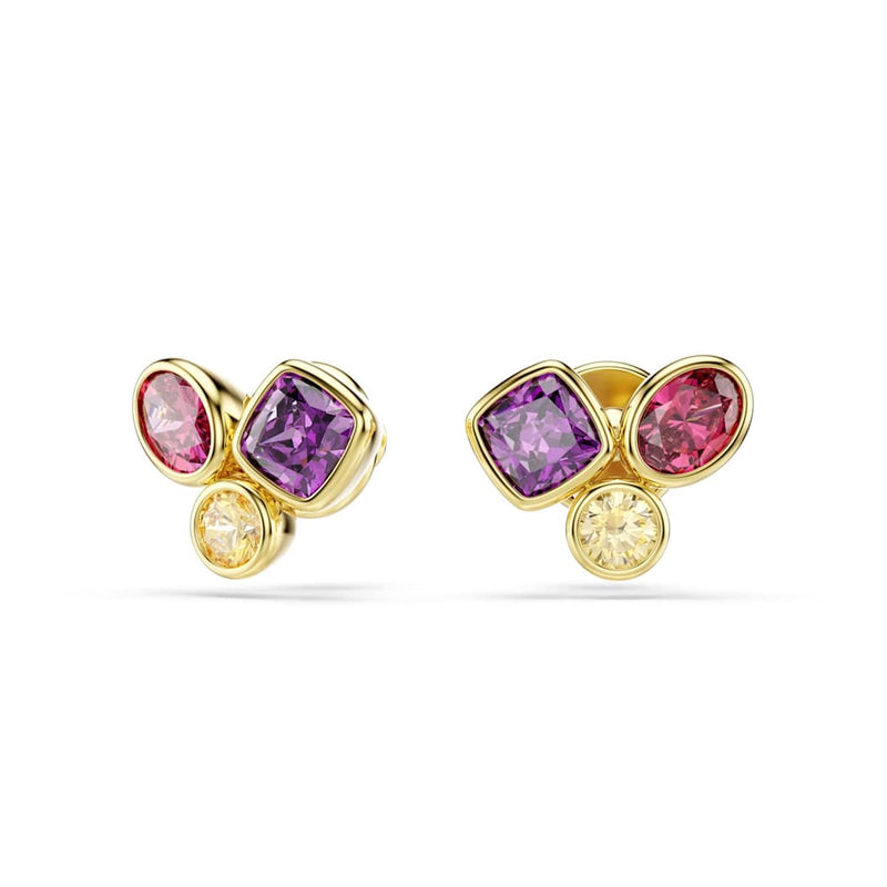 Swarovski Imber Organic Goudkleurige Multicolour Oorknoppen 5760019-zoom-