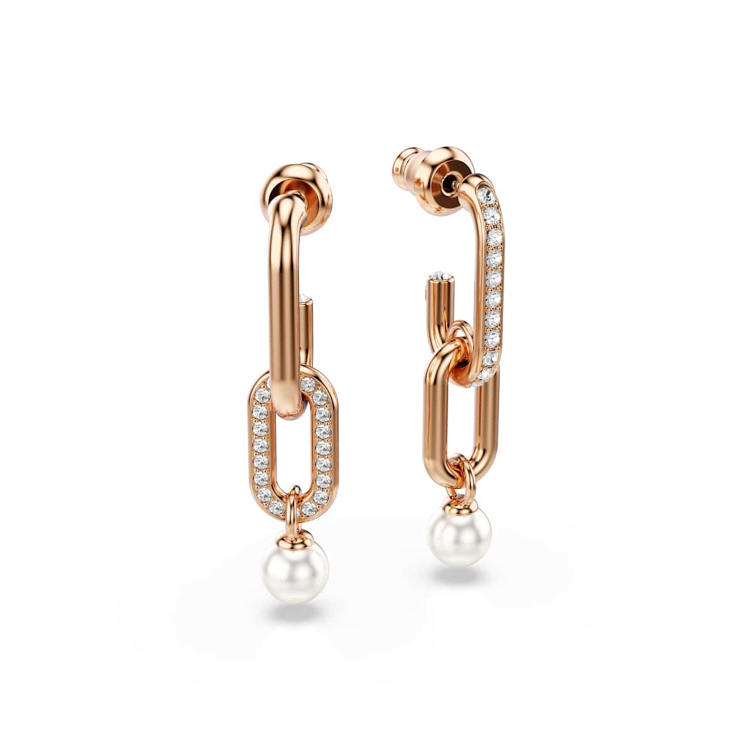 Swarovski Constella Rose Gold Coloured Earrings 5728585