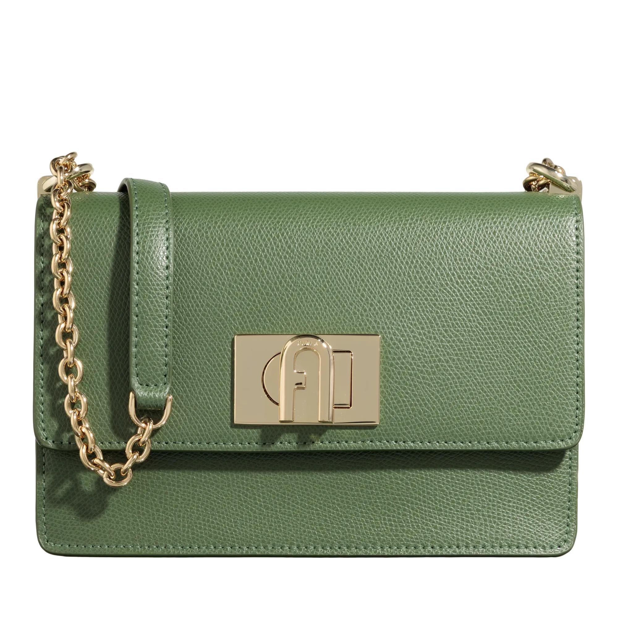 Furla 1927 Green Leather Crossbody bag 2001-A0630107