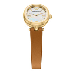 Emporio Armani Oval White Dial Watch AR11780