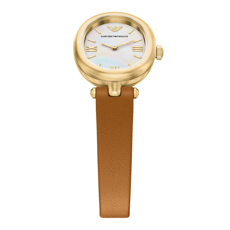 Emporio Armani Oval White Dial Watch AR11780-zoom-